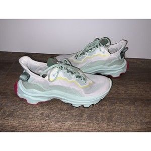 Sorel Shoes Sneakers Walking Running Women Size 8.5 Teal Yellow White Pink
